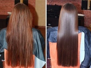 Как происходит кератиновое выпрямление волос дома и в салоне