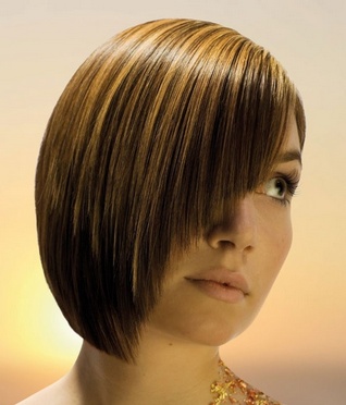 Мелирование на темные волосы