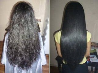 Как происходит кератиновое выпрямление волос дома и в салоне