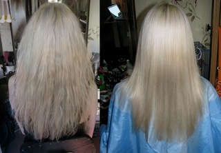 Как происходит кератиновое выпрямление волос дома и в салоне