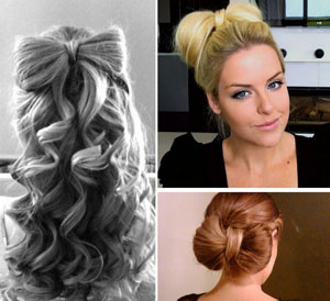 Бант из волос Как уложить бант из волос