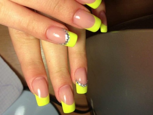 Как сделать квадратную форму ногтей