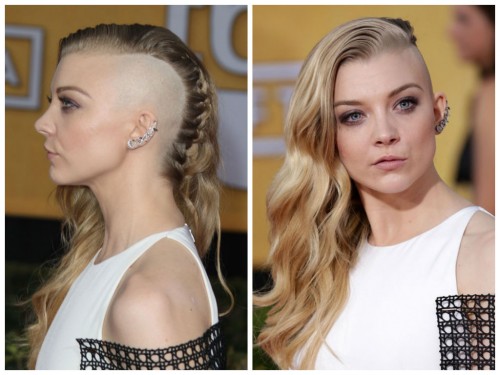 Натали Дормер сбрила половину волос