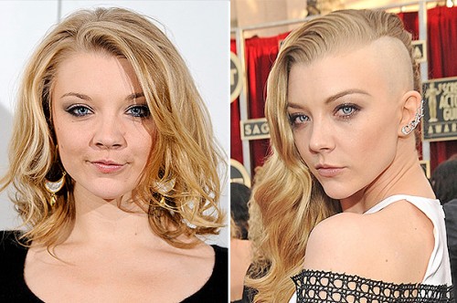 Натали Дормер сбрила половину волос