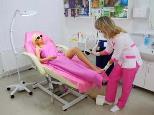 процесс проведения эпиляции