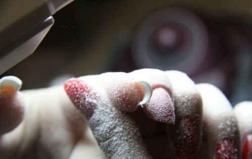 снятие гелевых ногтей