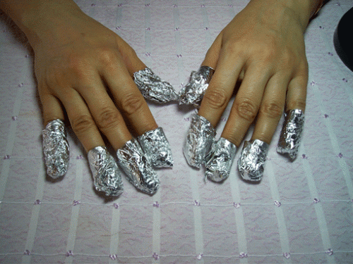 снятие акриловых ногтей в домашних условиях фото