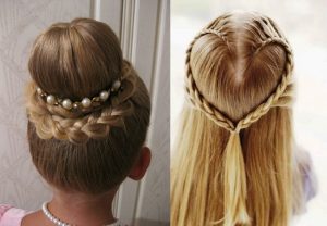 Прически из косичек для девочек