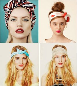 Хиппи прическа с повязкой