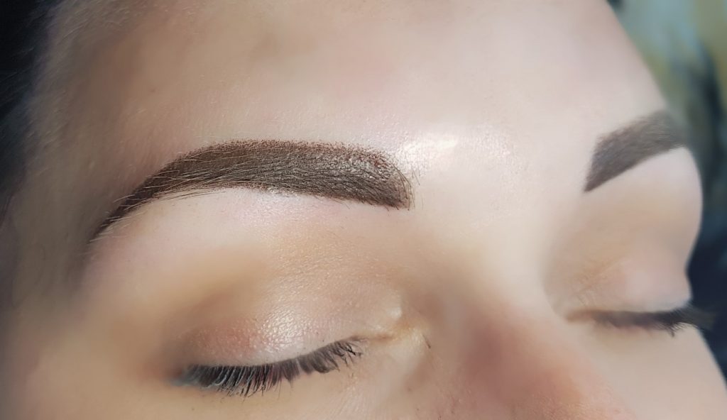 отзывы о пудровом напылении бровей фото