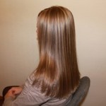 Как происходит брондирование темных волос