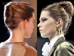 Несколько удачных вариантов укладки прически «ракушка»