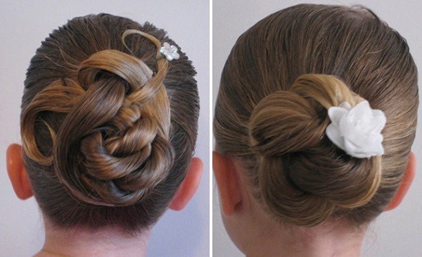 Эффектные бальные прически для мальчиков и девочек прически для спортивных бальных танцев для девочек фото