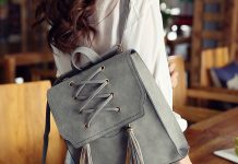 Женские замшевые рюкзаки