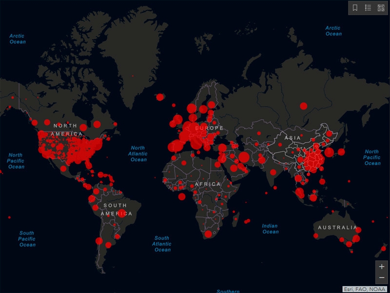 Число инфицированных коронавирусом в мире превысило 521 тыс. человек. Более 23,5 тысяч погибших