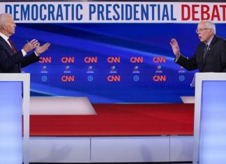 На теледебатах Байден и Сандерс затронули вопросы о России и коронавирусе