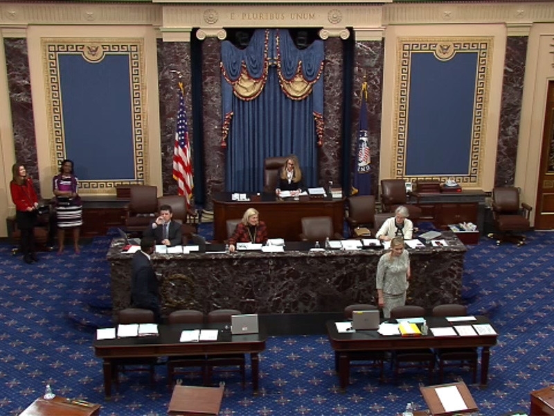 Сенат США единогласно одобрил рекордный в истории страны пакет экономических антивирусных мер на $2 трлн