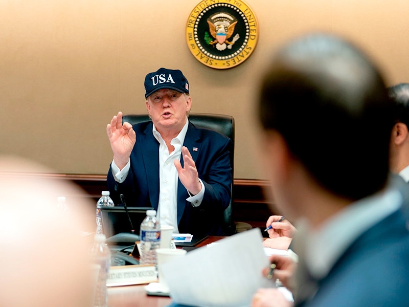 Тест Трампа на коронавирус дал отрицательный результат