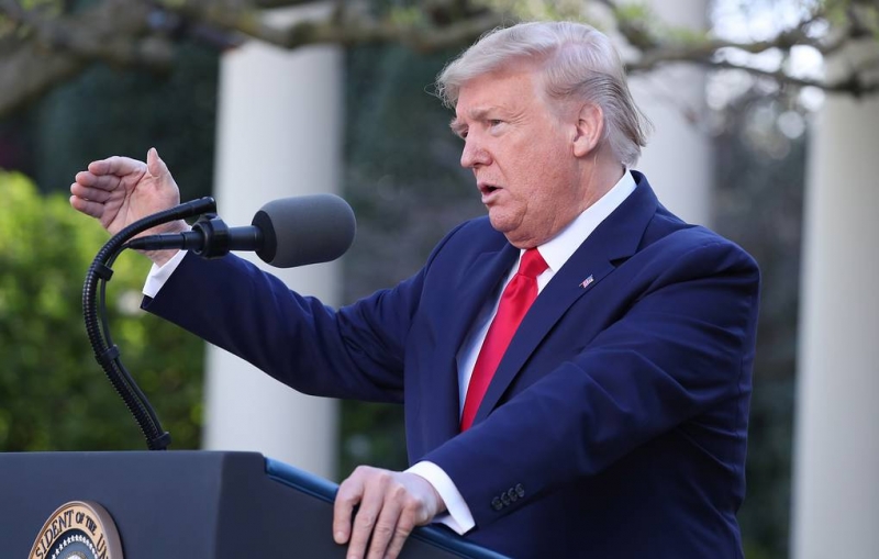 Трамп заявил, что Россия в связи с коронавирусом прислала США самолет с медоборудованием

