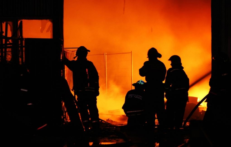 В ангарской колонии ликвидировано открытое горение