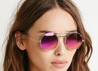 Модные солнцезащитные очки.