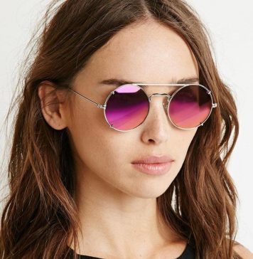 Модные солнцезащитные очки.