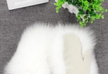 Варежки с мехом