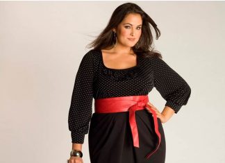 Модная одежда для пышных дам