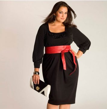 Модная одежда для пышных дам