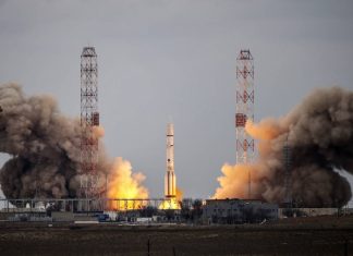 Ракету-носитель «Протон-М» запустили с космодрома Байконур