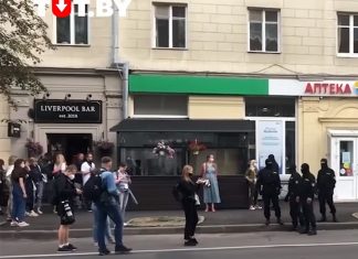 Силовики разогнали у здания ЦИК в Минске километровую очередь протестующих против недопуска оппозиционеров к выборам (ВИДЕО)