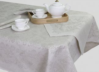 Красивые льняные скатерти