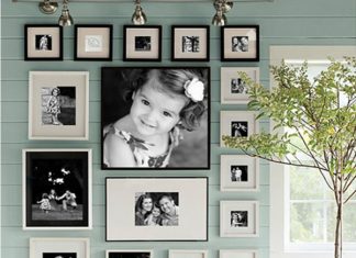 Семейное фото как украшение интерьера