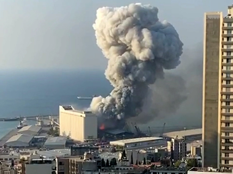 Взорвавшаяся в Бейруте селитра была грузом с арестованного корабля российского судовладельца