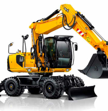 Аренда колесного экскаватора у ООО «СВ Строй»