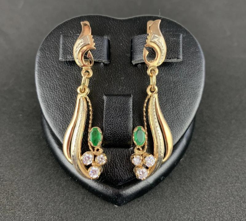 Золотые серьги