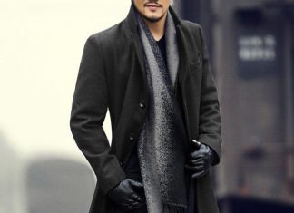 Стильное мужское пальто