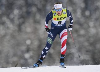 Американка Диггинс выиграла гонку преследования на «Тур де Ски», Ступак — пятая