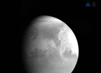 Китайский зонд «Тяньвэнь-1» прислал первый снимок Марса