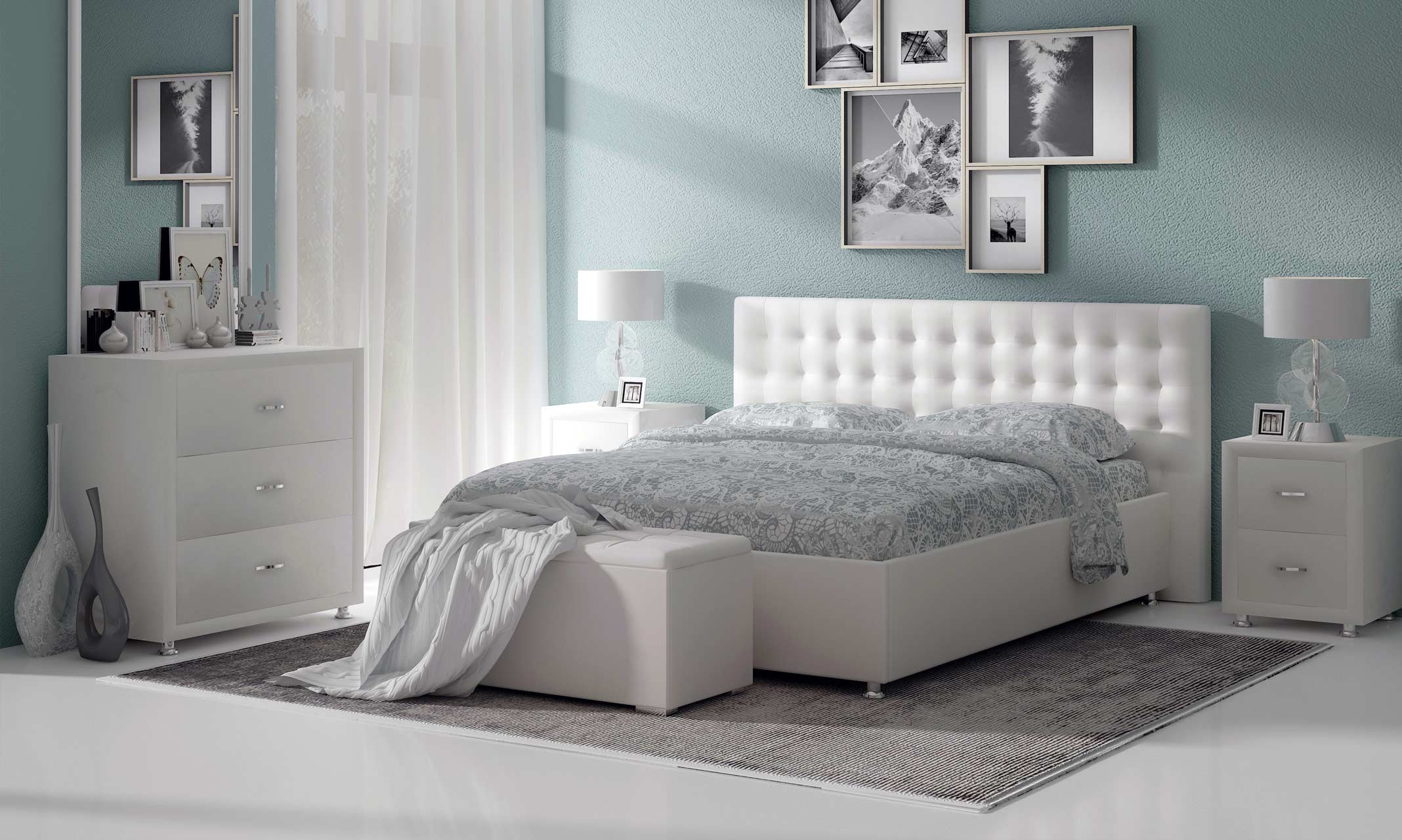 Кровать с мягким изголовьем: основные достоинства