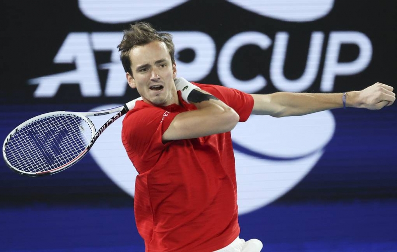 Медведев и Рублев принесли сборной России по теннису победу в Кубке АТР