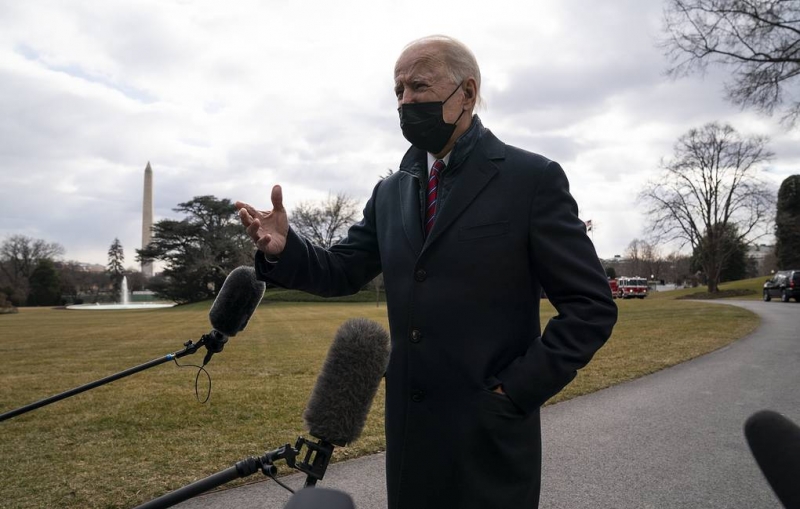 Рейтинг Байдена опустился на 2 п. п. по сравнению с первыми днями президентства

