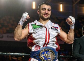 Российский боксер Аванесян защитил титул чемпиона Европы