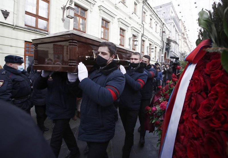 В Москве простились с Андреем Мягковым