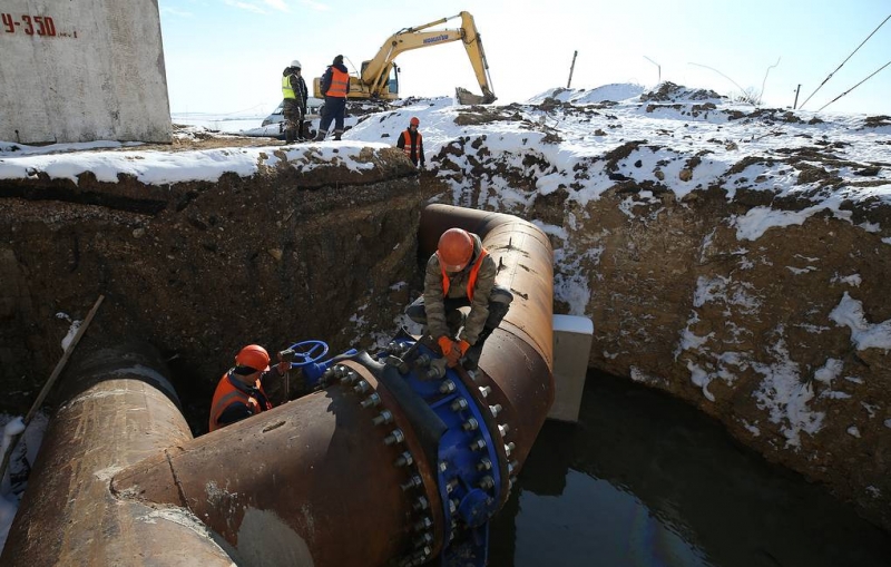 Два водовода для обеспечения поставок воды в засуху построили в Крыму