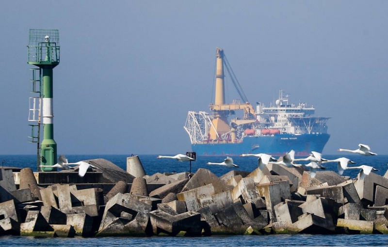 Трубоукладчик "Академик Черский" вернулся к берегам Калининградской области