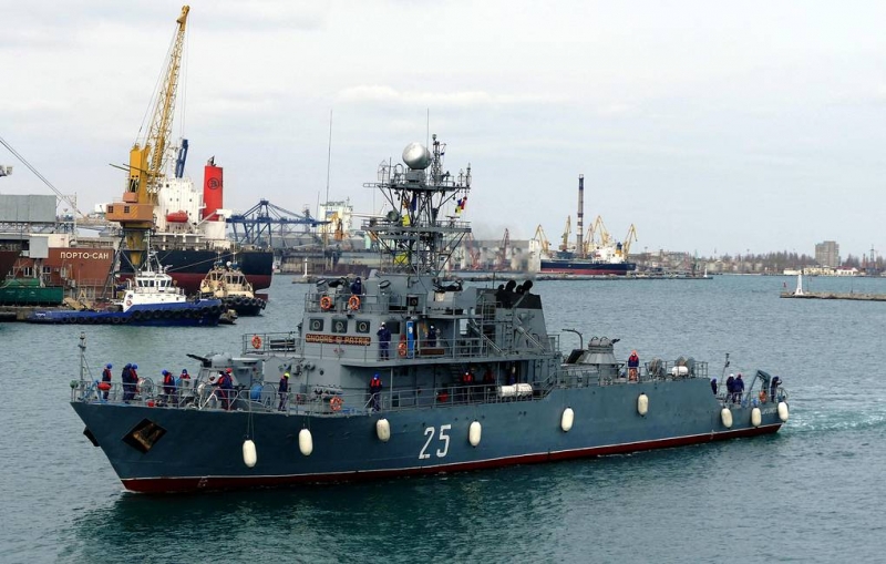 В порт Одессы вошли корабли военно-морской противоминной группировки НАТО