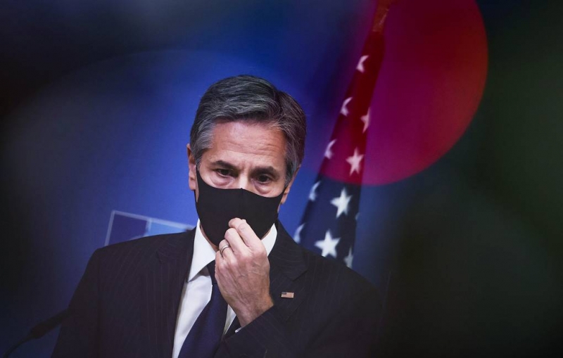 Блинкен с коллегами из Франции и Германии призвали Россию к деэскалации с Украиной