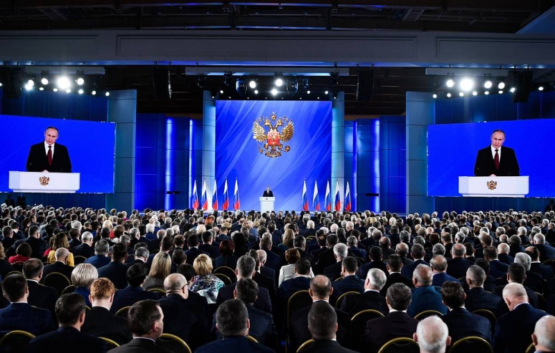 Послания президента Федеральному собранию в цифрах