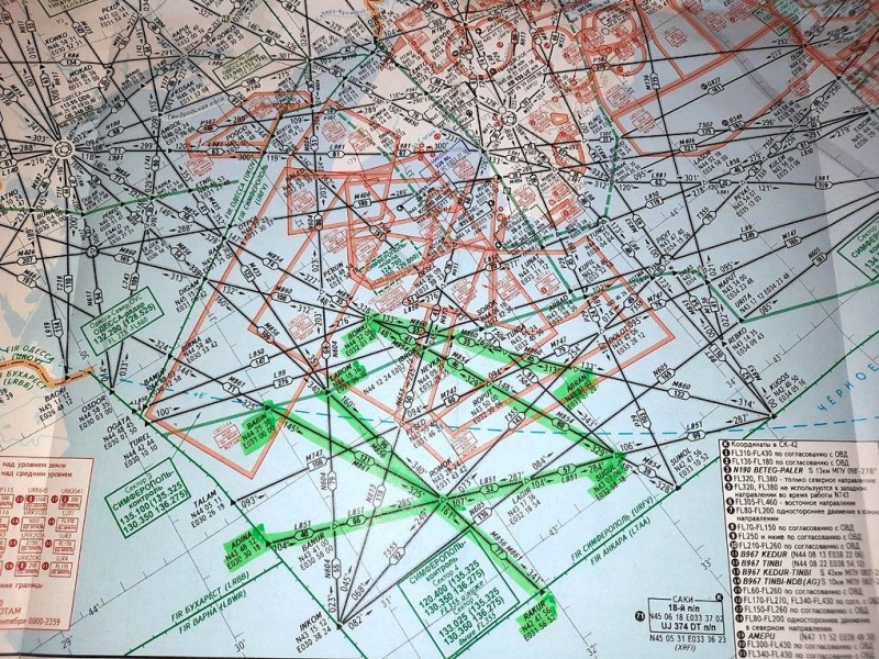 Россия ограничила зону полетов над Черным морем